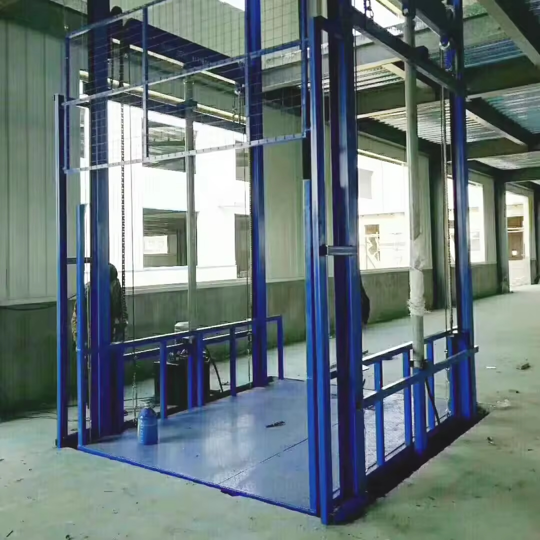 portable hydraulic elevator installation